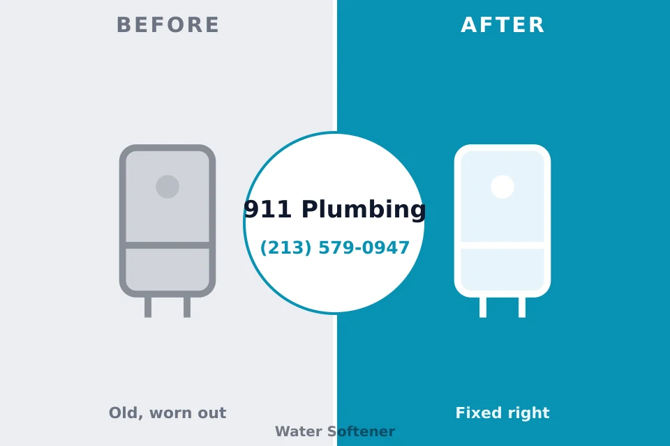 Before and after: plumbing company Tyler, MN